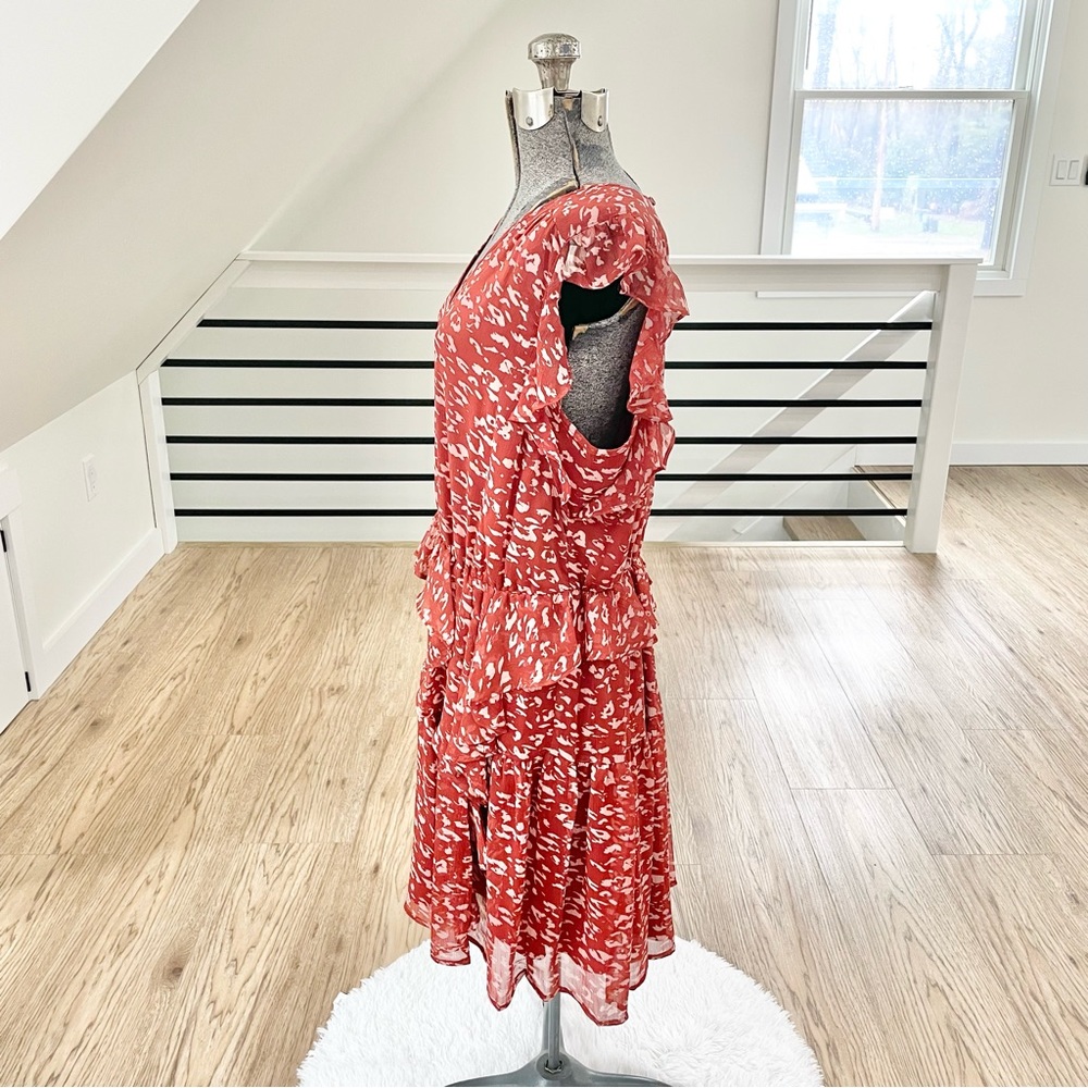 NWT Simply Vera, Vera Wang, orange, and pink spring dress - Picture 4 of 8